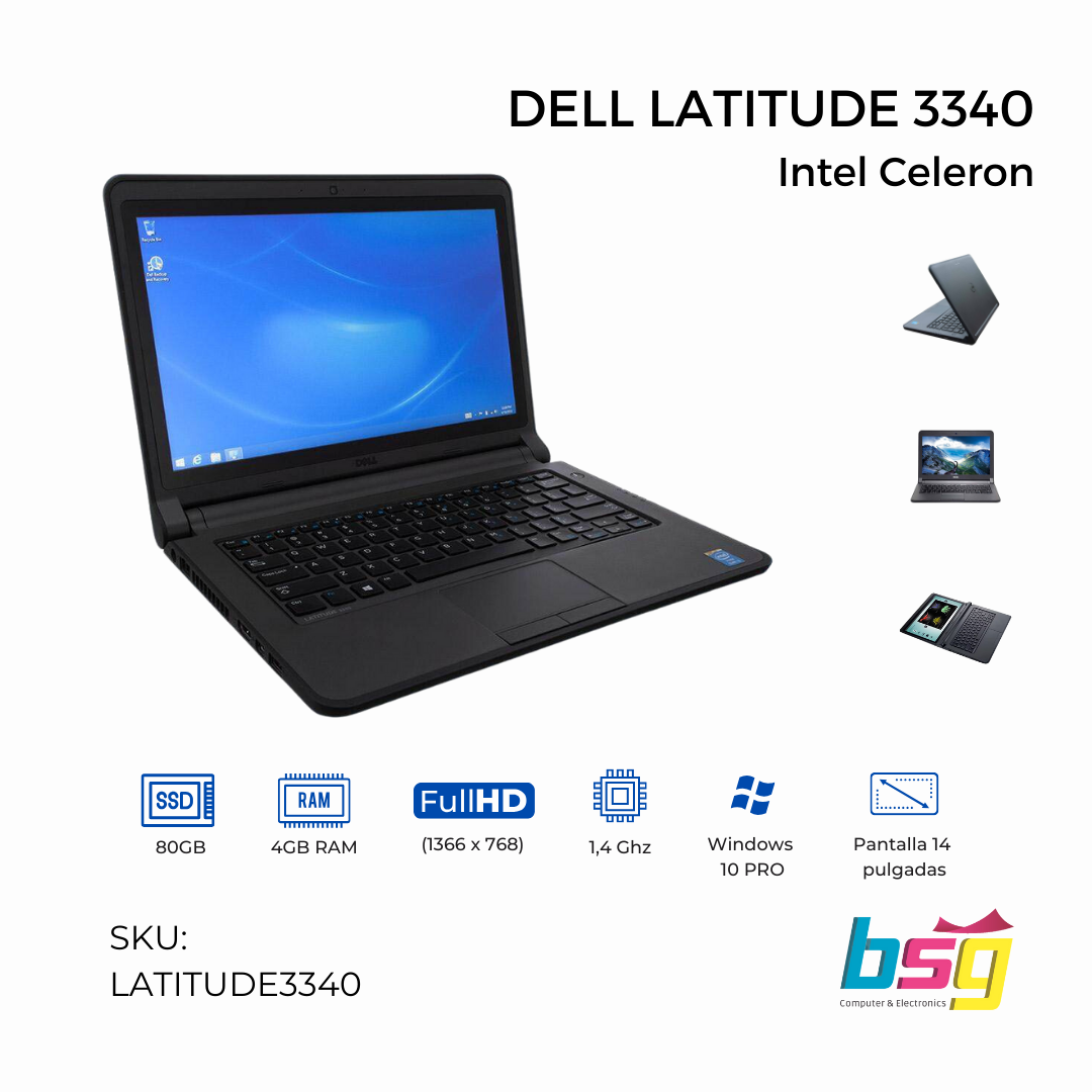 LAPTOP DELL LATITUDE 3340 Intel Celeron