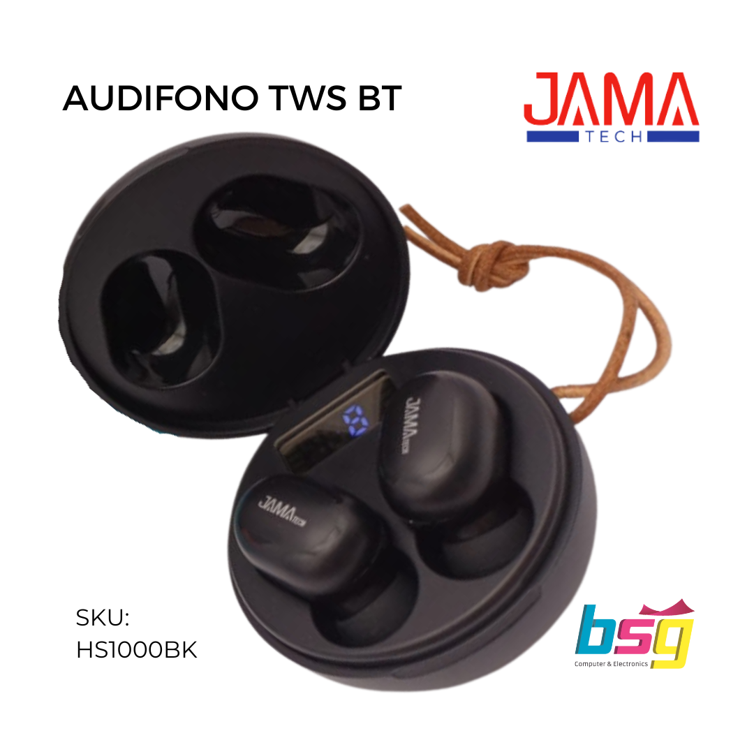 EARPODS TWS BLUETOOTH NEGRO JAMATECH