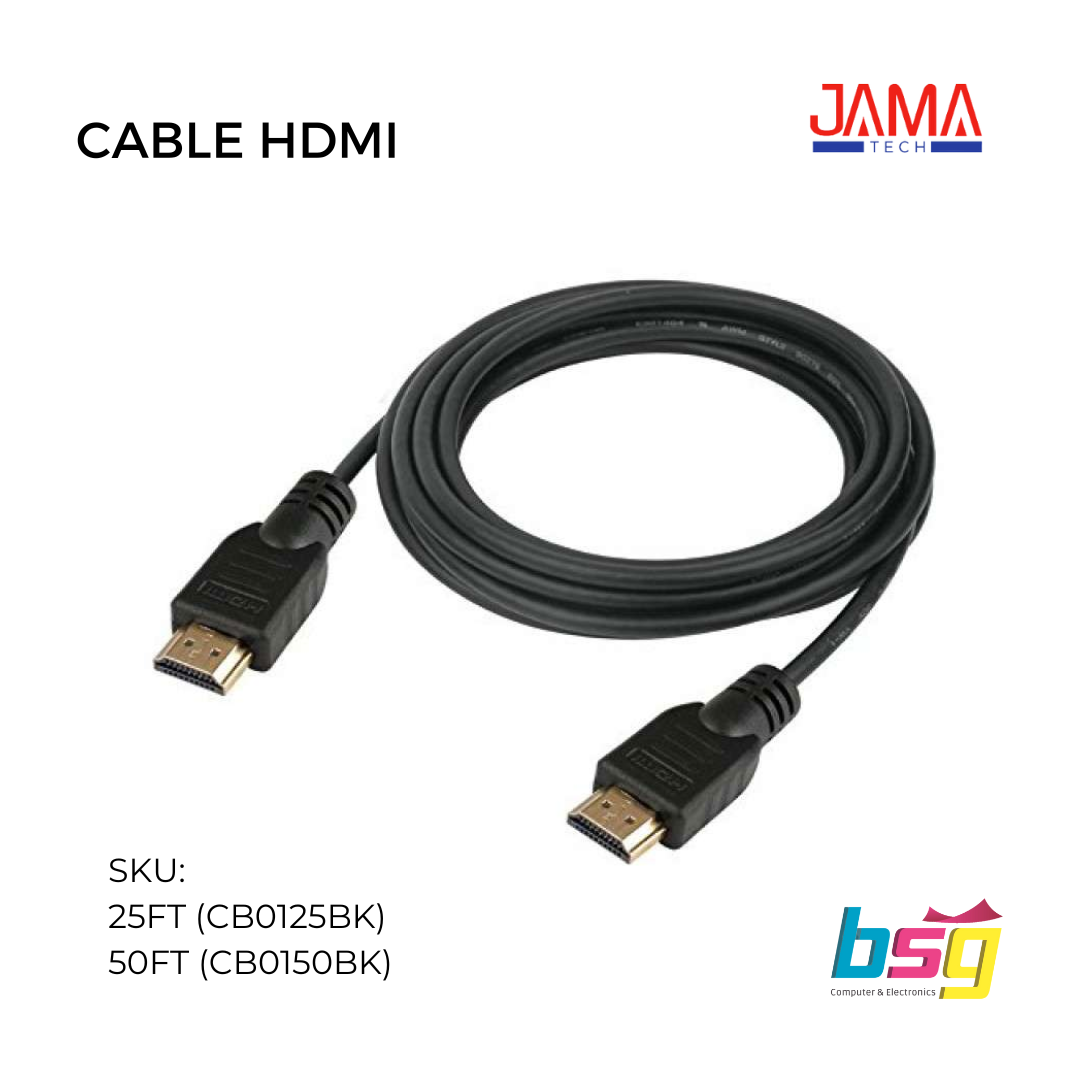 CABLE HDMI 50 FT JAMATECH