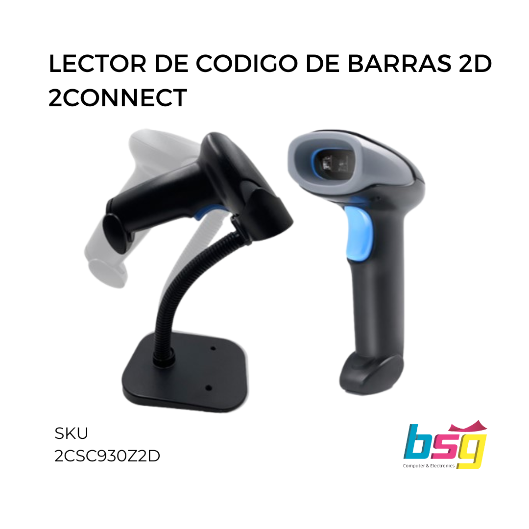 LECTOR DE CODIGO DE BARRAS 2D 2CONNECT