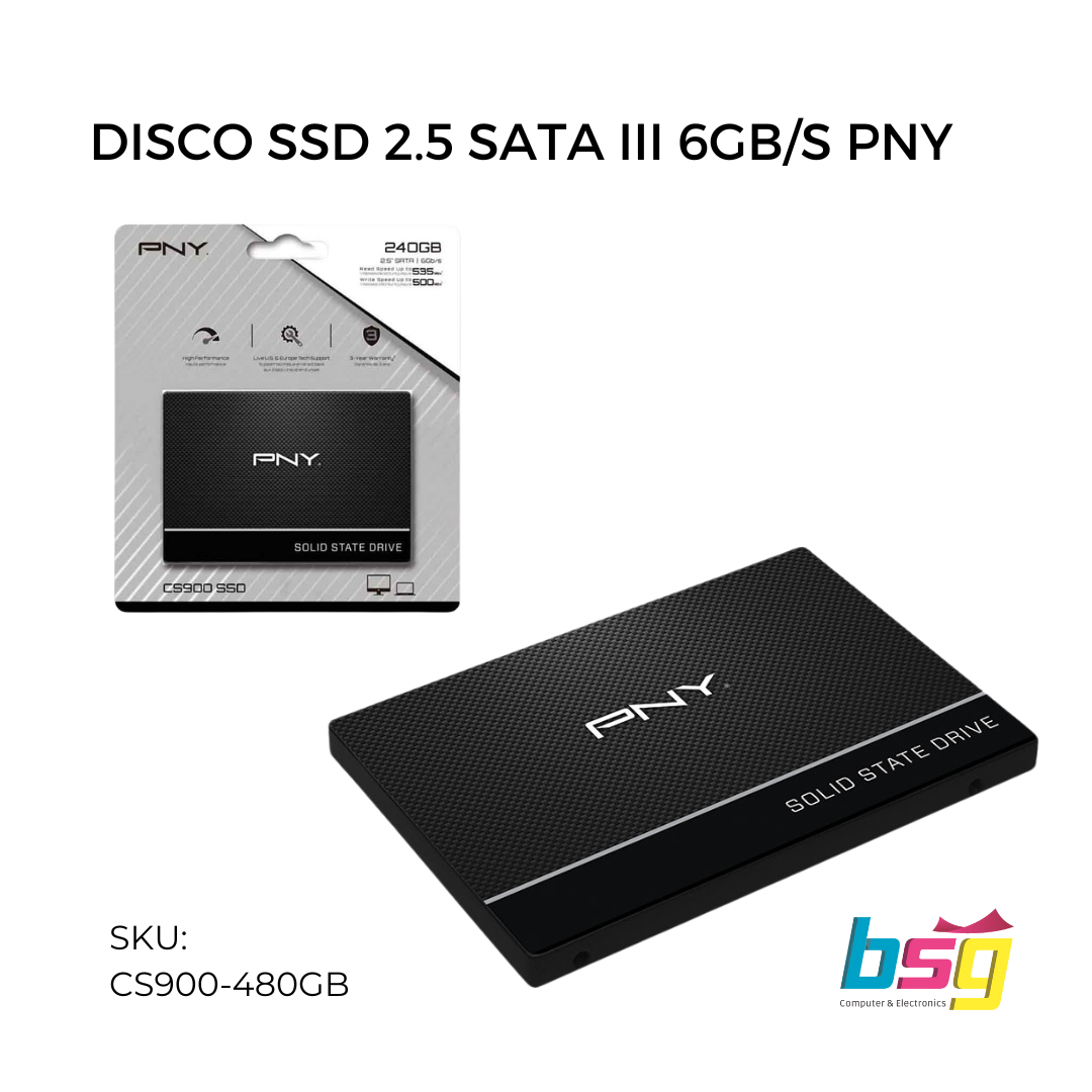 DISCO  SSD 2.5 SATA III 6GB/S PNY