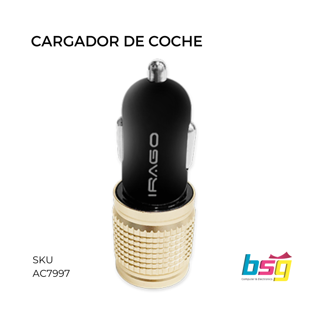 CARGADOR DE CARROS USB 3.1A