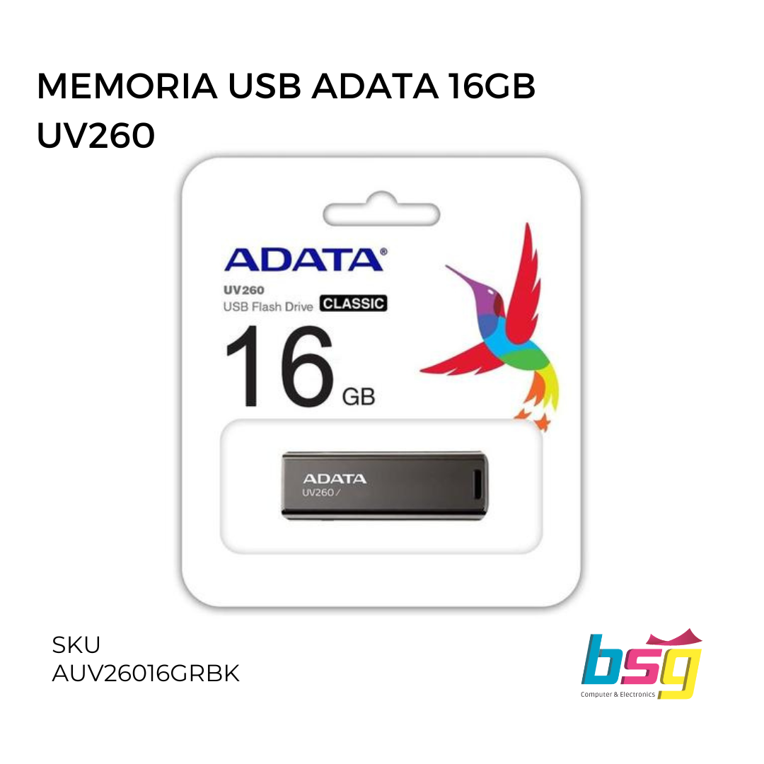 MEMORIA USB ADATA 16GB UV260