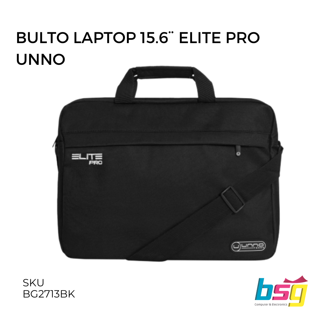 BULTO LAPTOP 15.6" ELITE PRO NEGRO UNNO