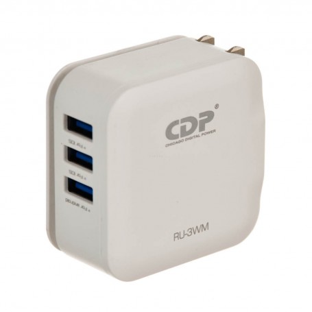 CARGADOR DE PARED 3 USB 3.1A