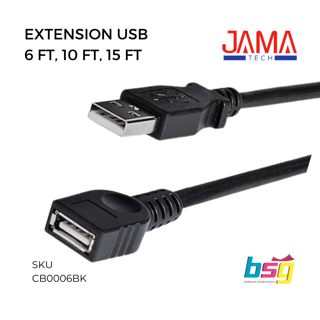 EXTENSION USB 10FT JAMA TECH