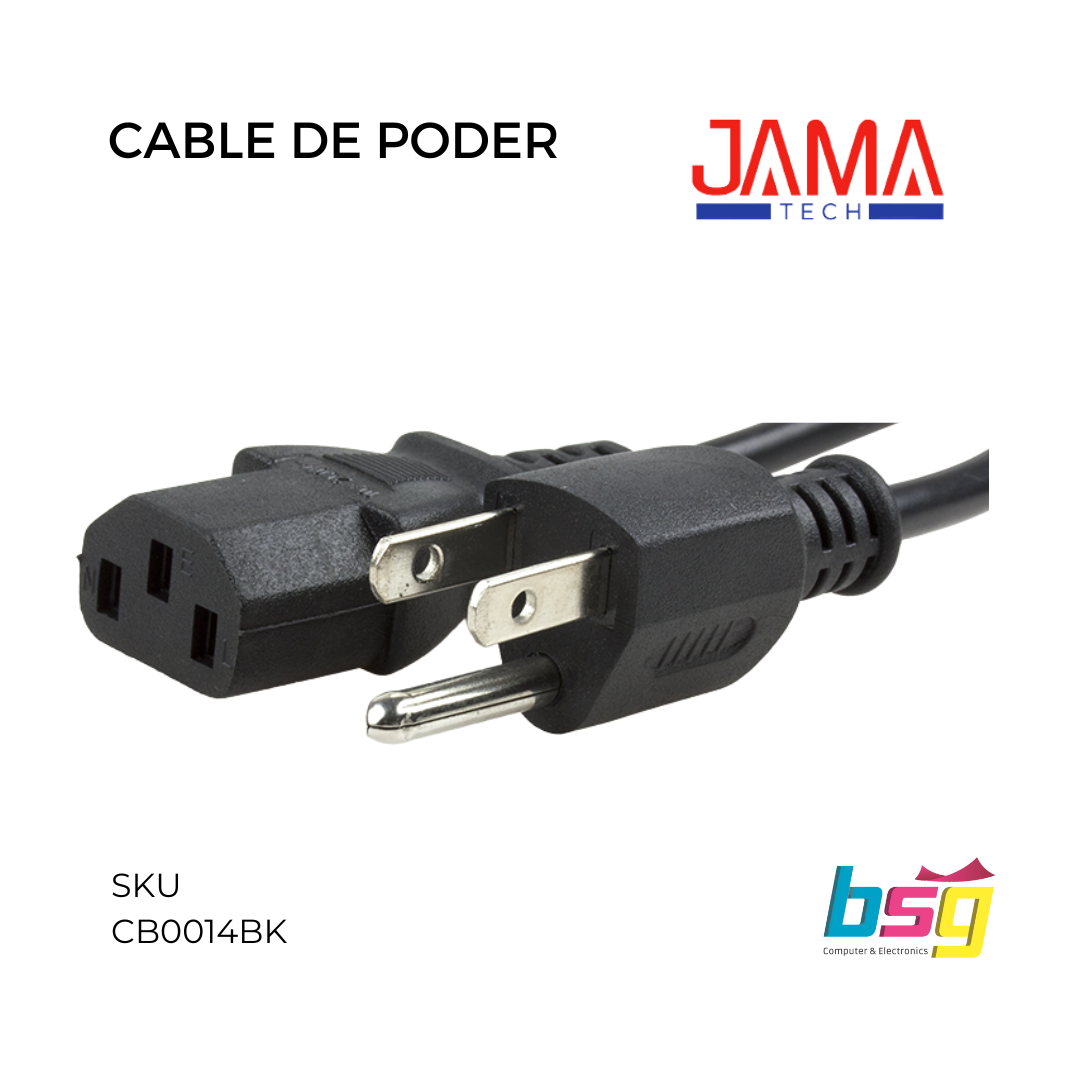 CABLE DE PODER JAMA TECH