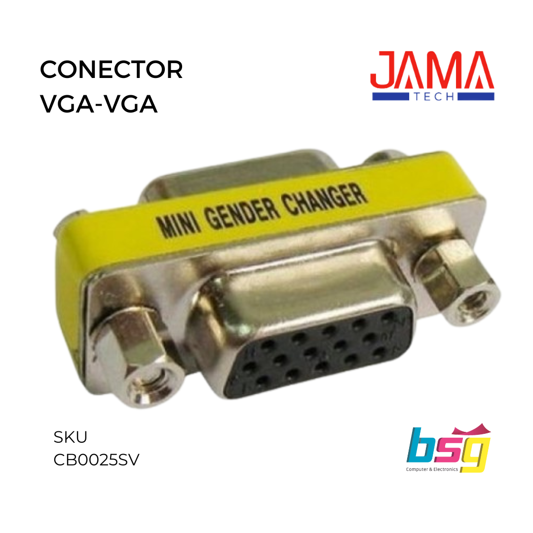 ADAPTADOR VGA A VGA HEMBRA