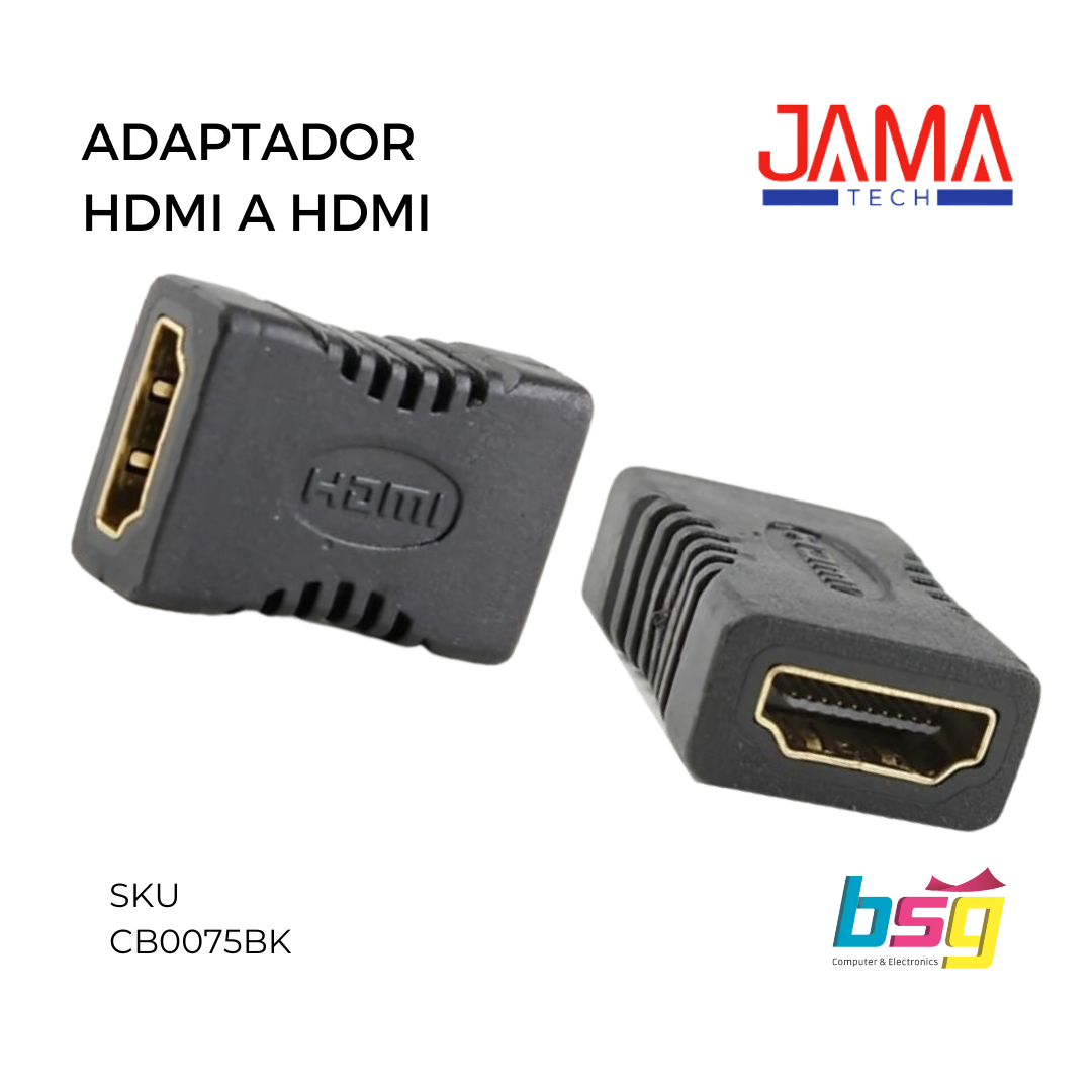 ADAPTADOR HDMI A HDMI JAMATECH