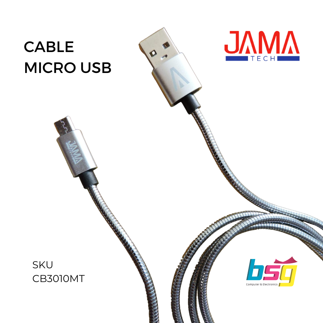 CABLE MICRO USB ACERO INOX