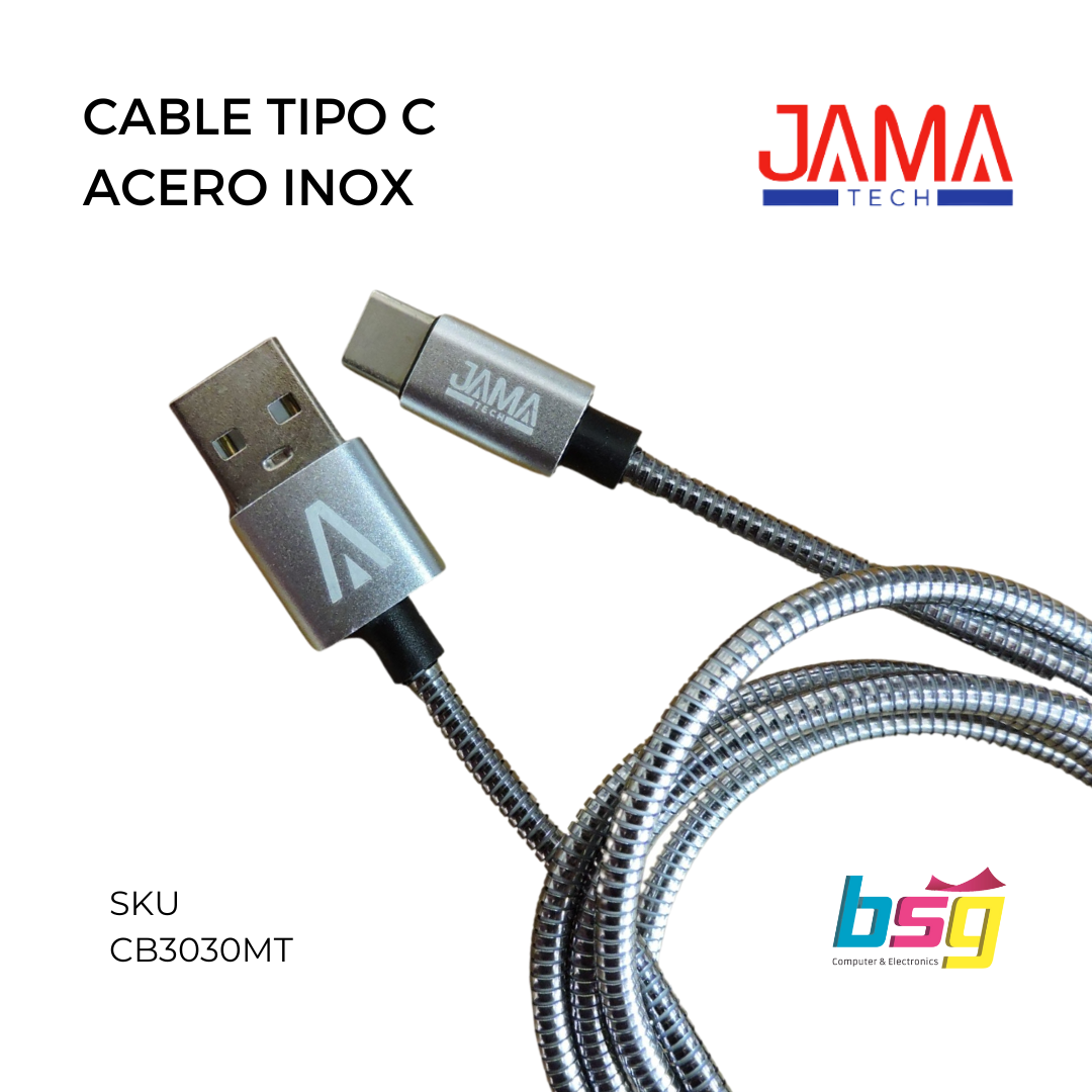 CABLE TIPO C ACERO INOX JAMA