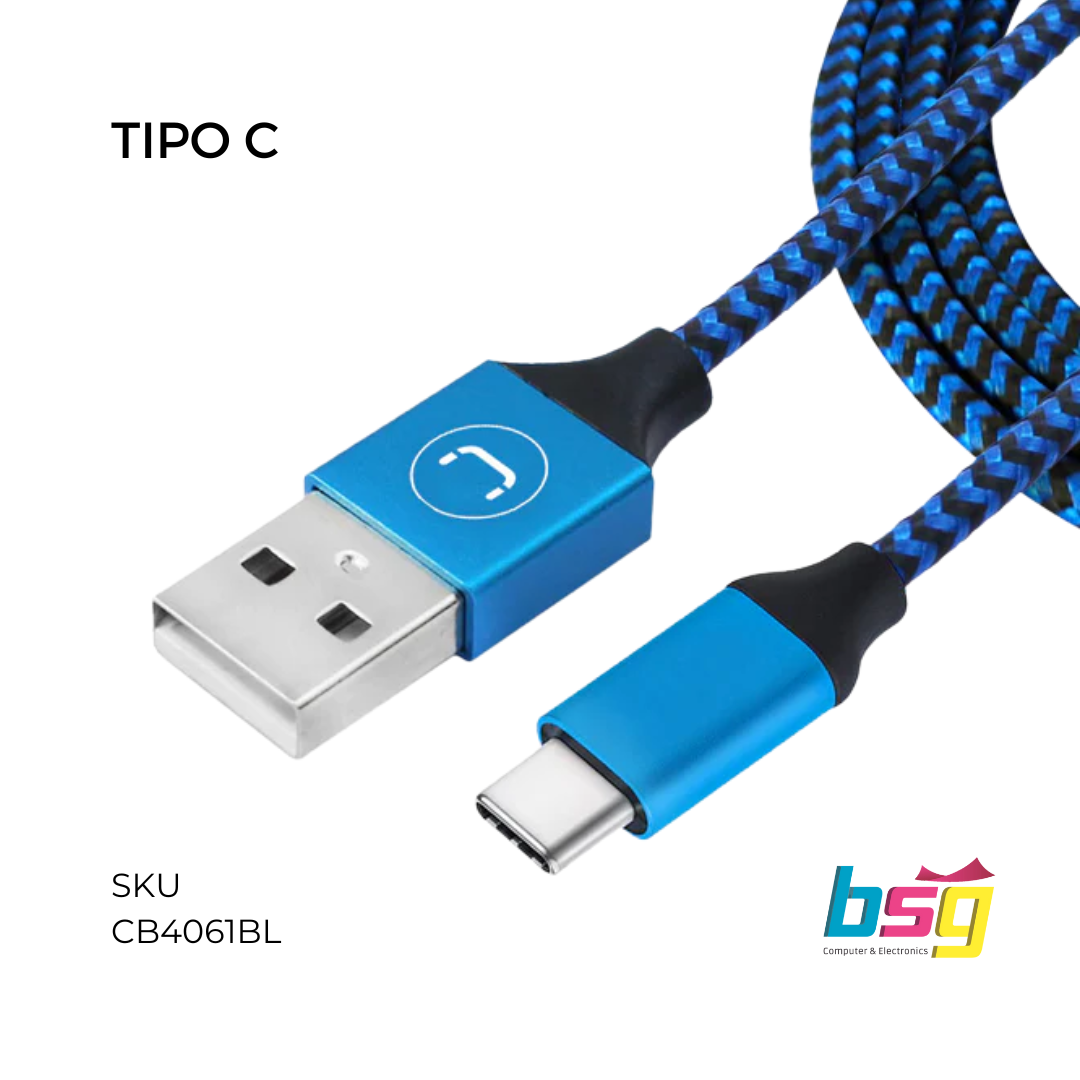 CABLE TIPO C BRAIDED 5FT UNNO