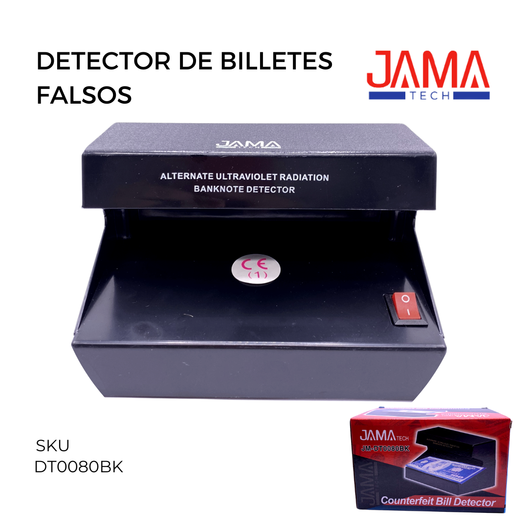 DETECTOR BILLETES FALSOS LUZ UV JAMATECH