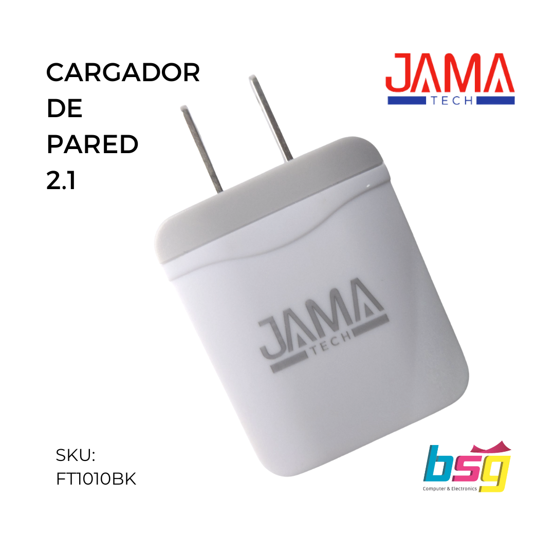 CARGADOR DE PARED 2.1A