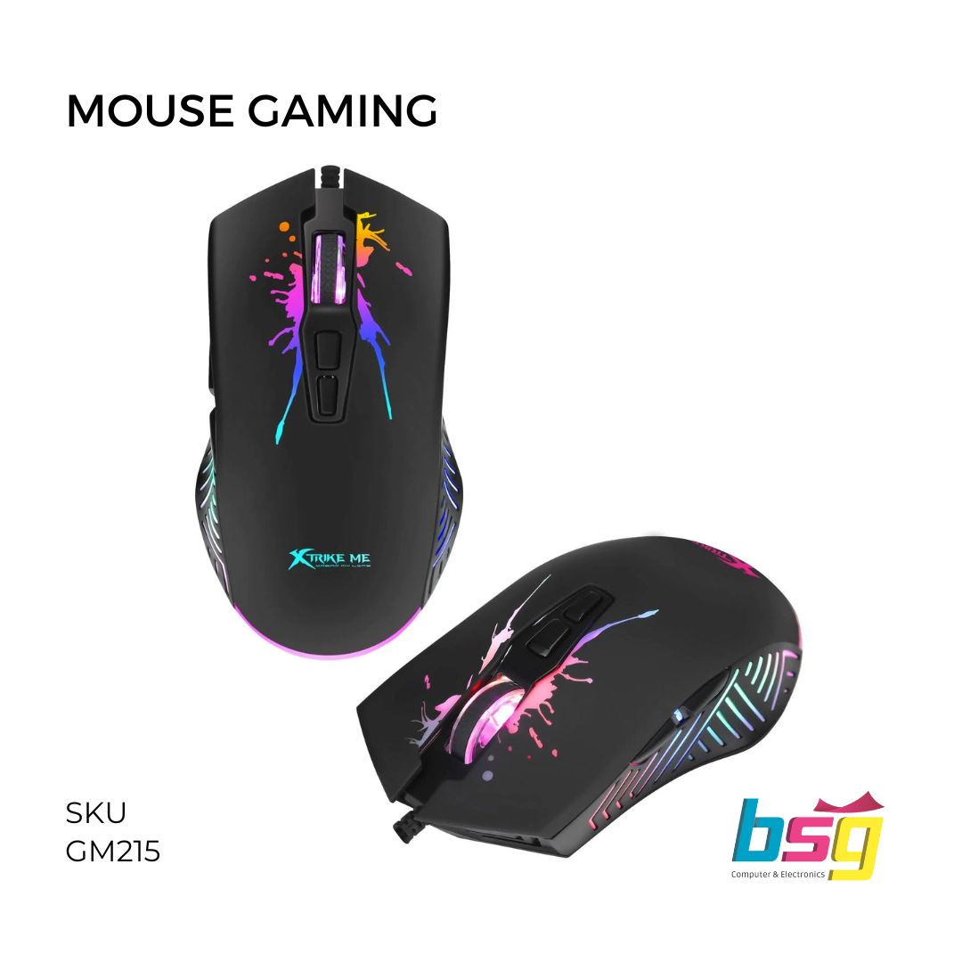 MOUSE GAMING PROGRAMABLE XTRIKE-ME