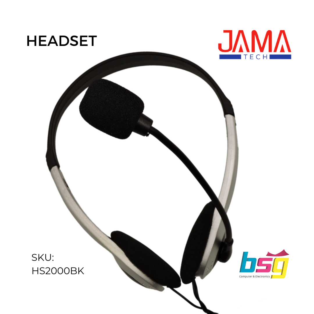 HEADSET CON CONTROL DE VOLUMEN JAMA TECH