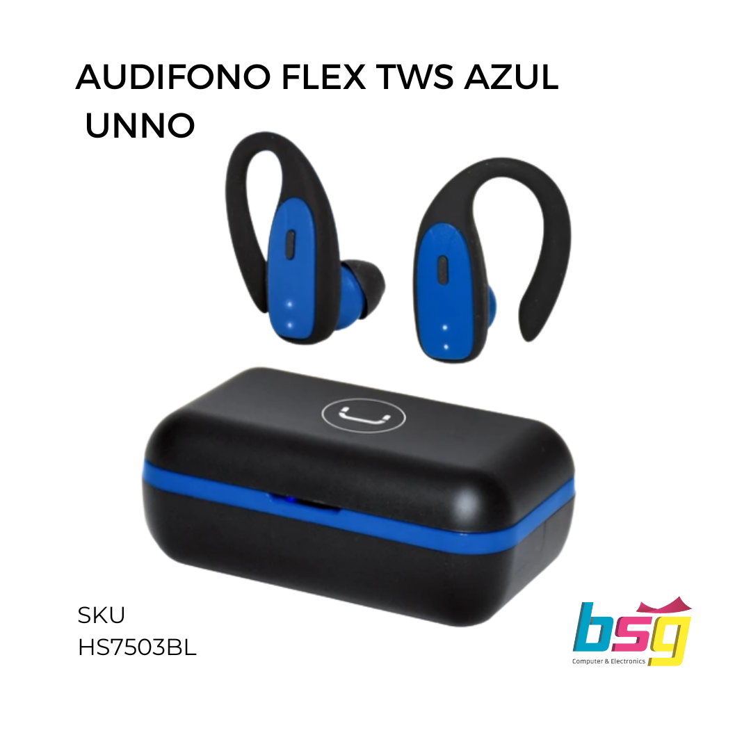 AUDIFONO FLEX TWS AZUL UNNO