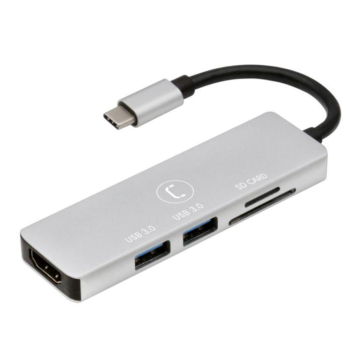 HUB TIPO C 5 EN 1 (2 USB 3.0+MICRO SD+SD) UNN0