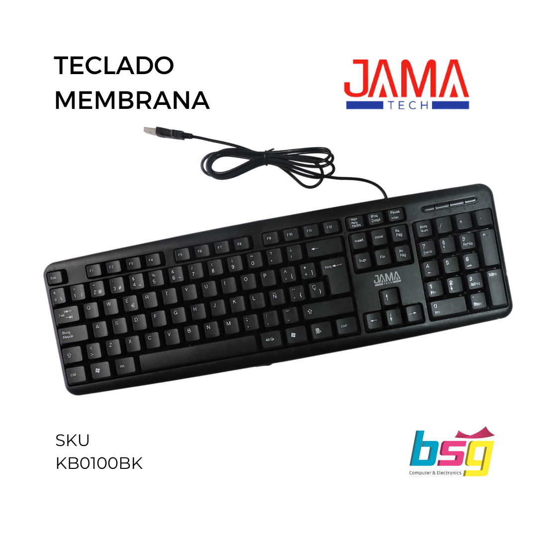 TECLADO DE MEMBRANA JAMATECH