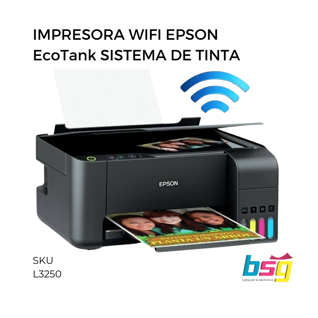 IMPRESORA WIFI EPSON EcoTank SISTEMA DE TINTA