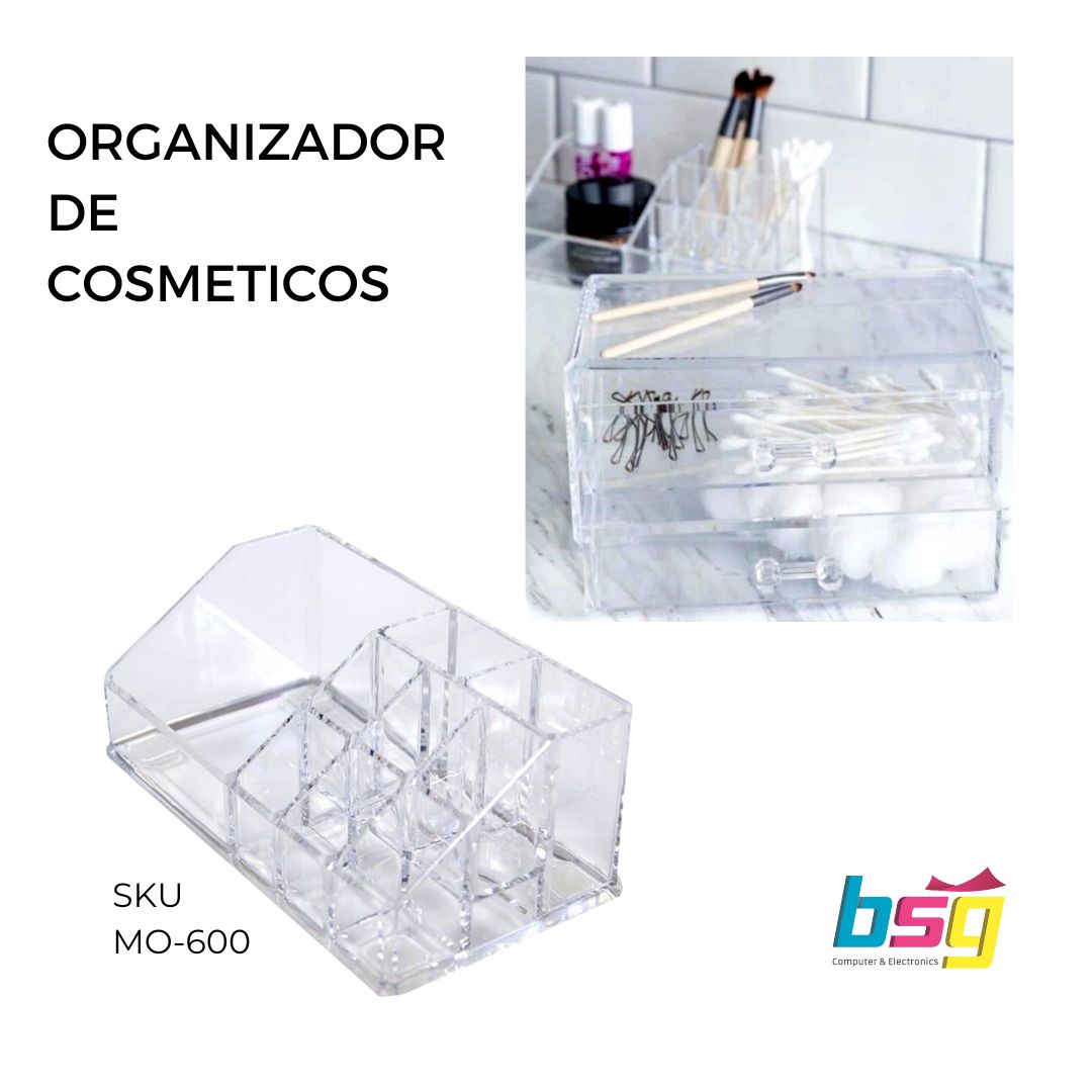 ORGANIZADOR DE COSMETICOS 2 EN 1 VIVITAR