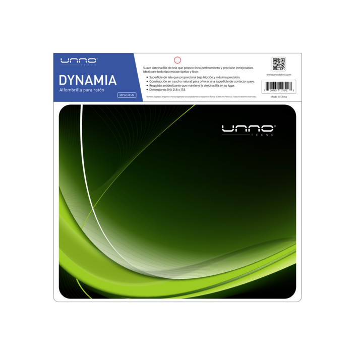 MOUSE PAD DYNAMIA VERDE UNNO