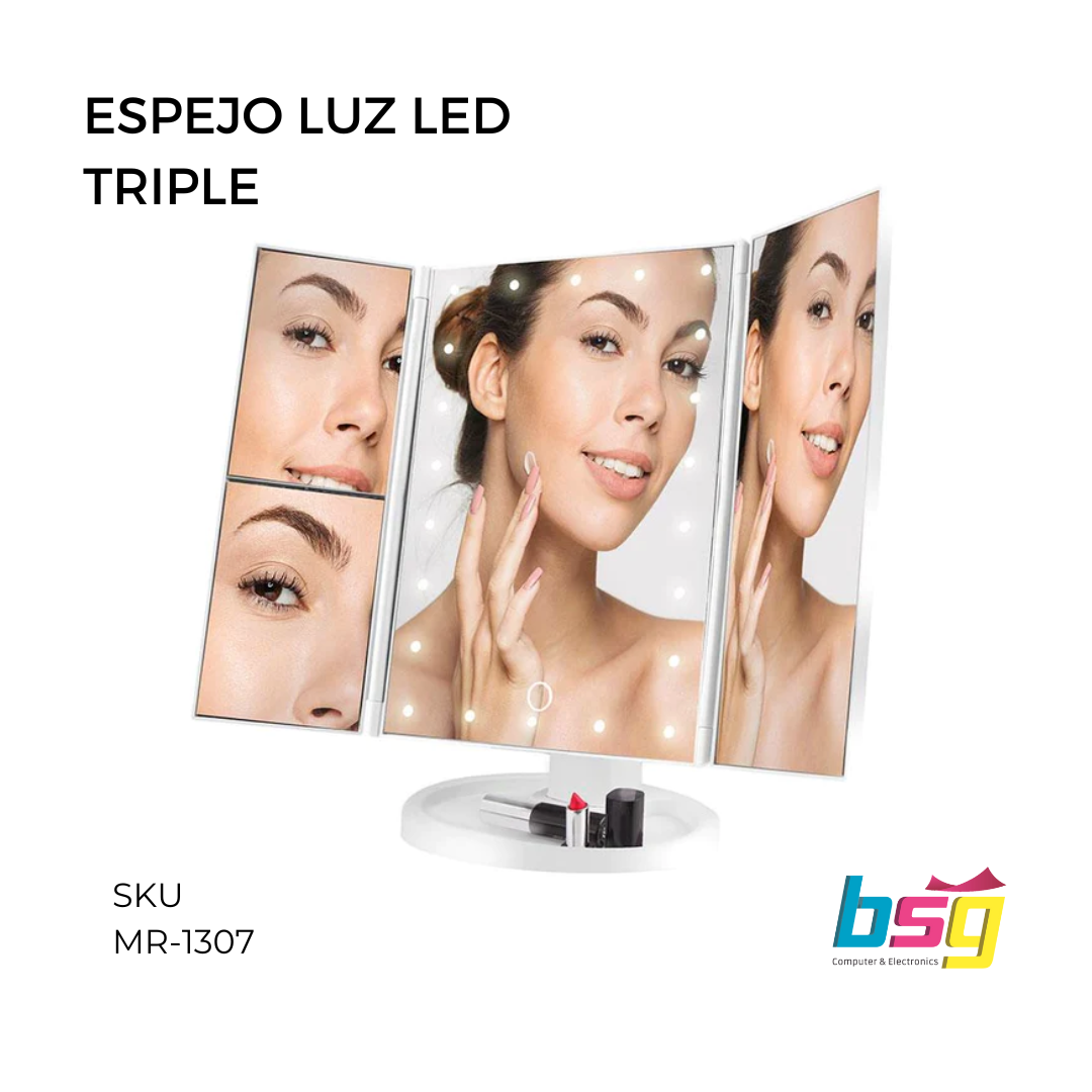 ESPEJO HOLLYWOOD 24 LUCES LED VIVITAR