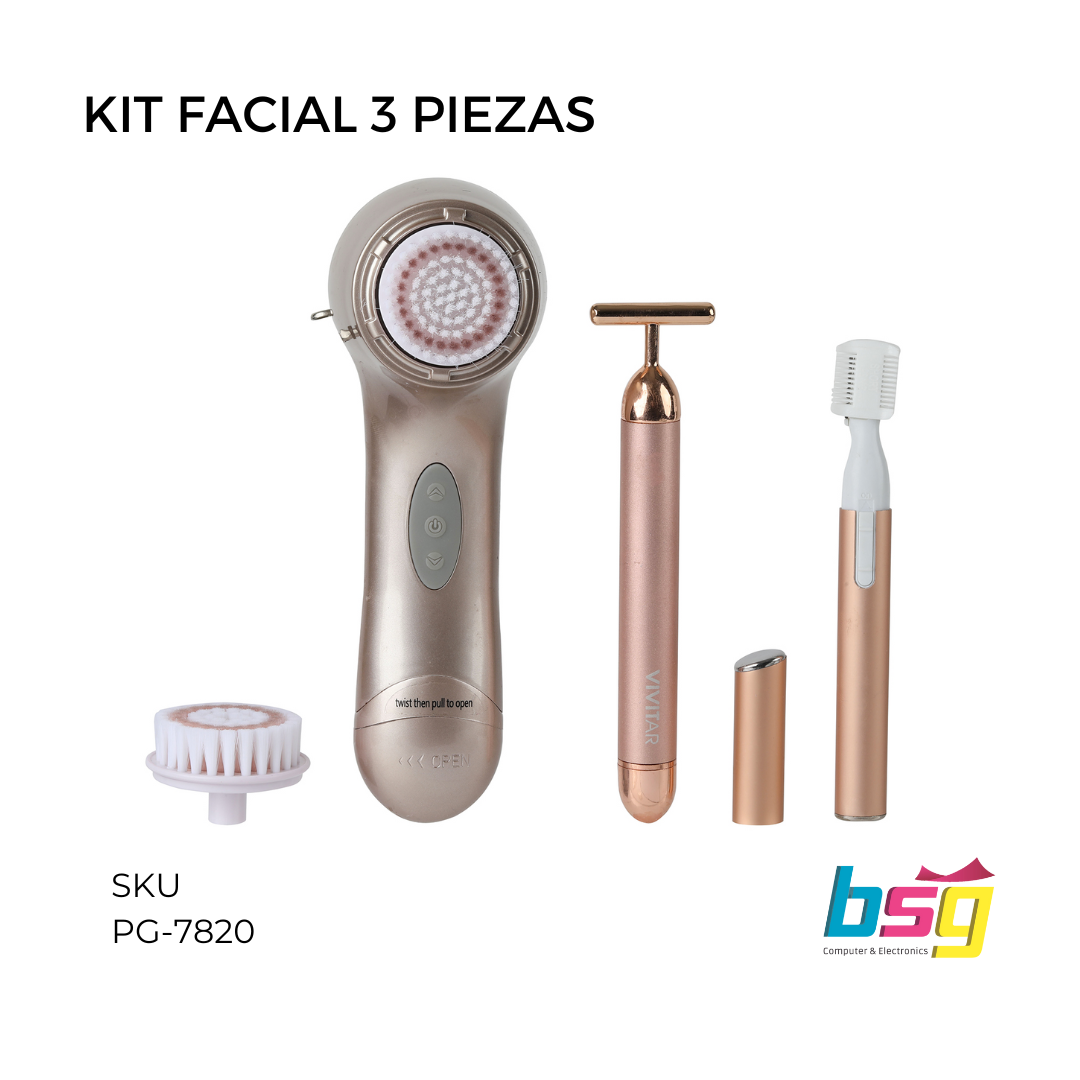 COMBO KIT FACIAL 3 PIEZAS VIVITAR