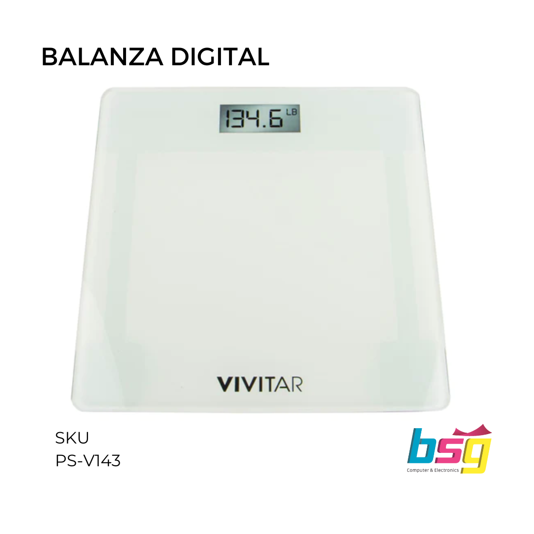 BALANZA DE BAÑO DIGITAL VIVITAR