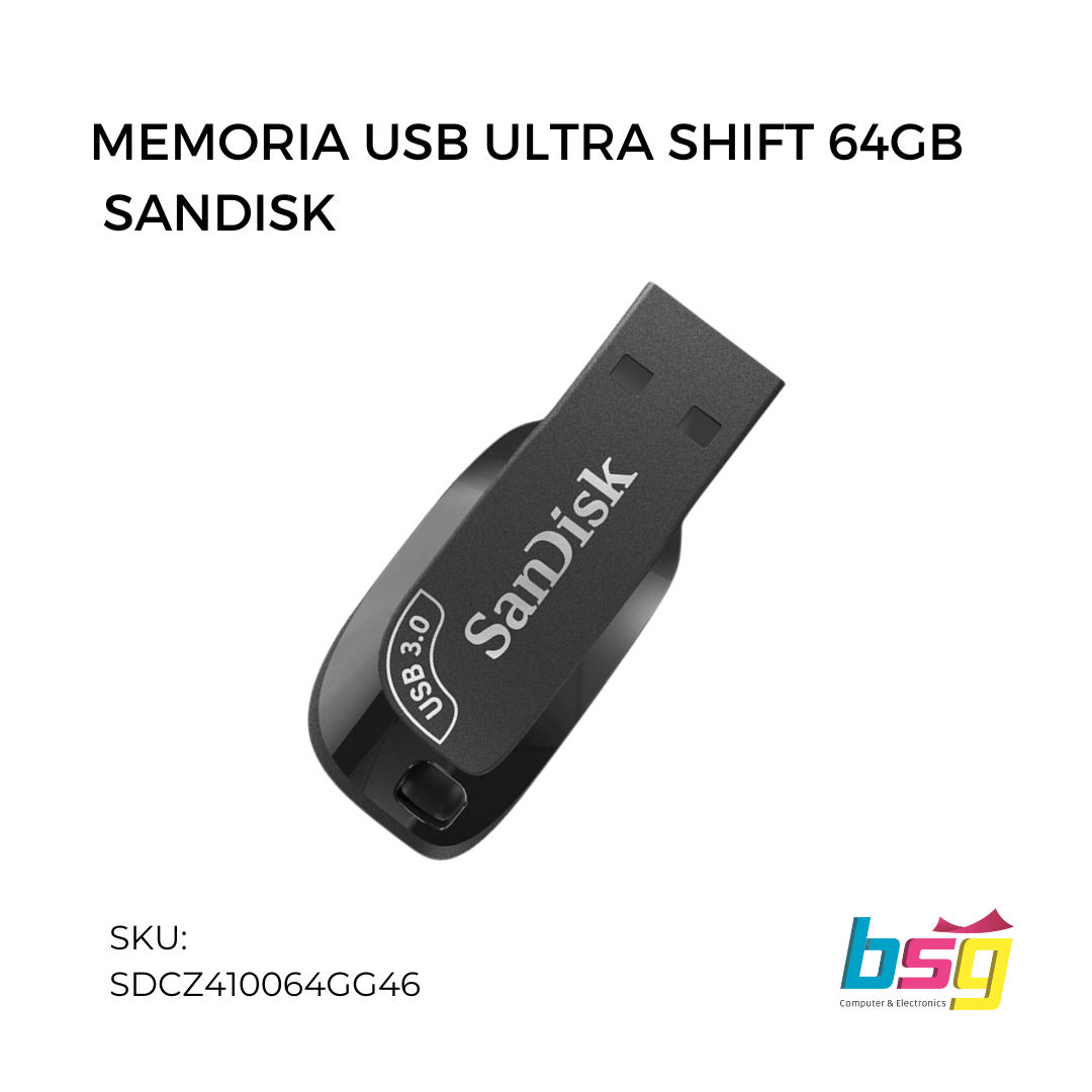 MEMORIA USB ULTRA SHIFT 64GB  SANDISK