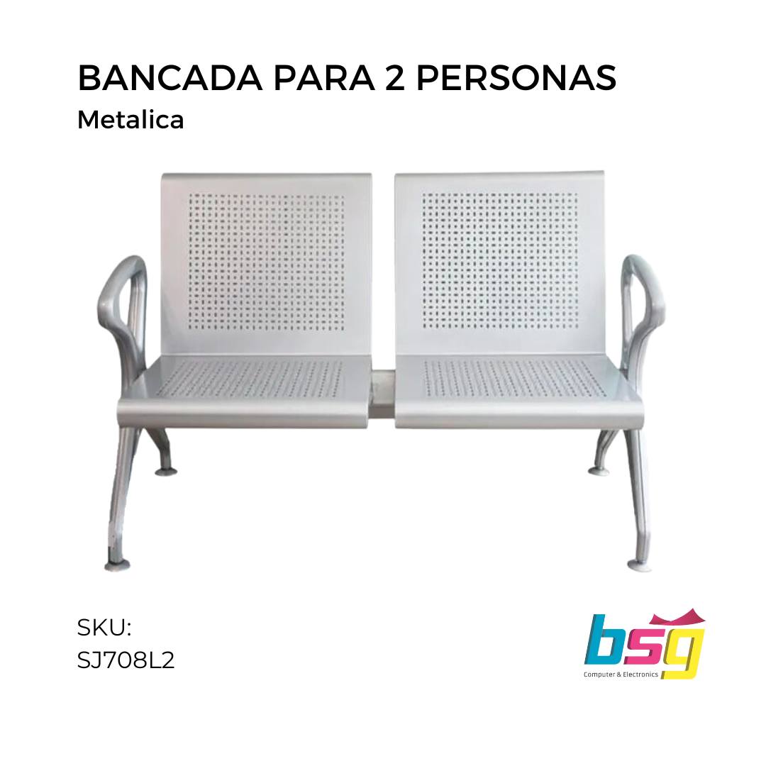 BANCADA PARA DOS PERSONAS METALICA