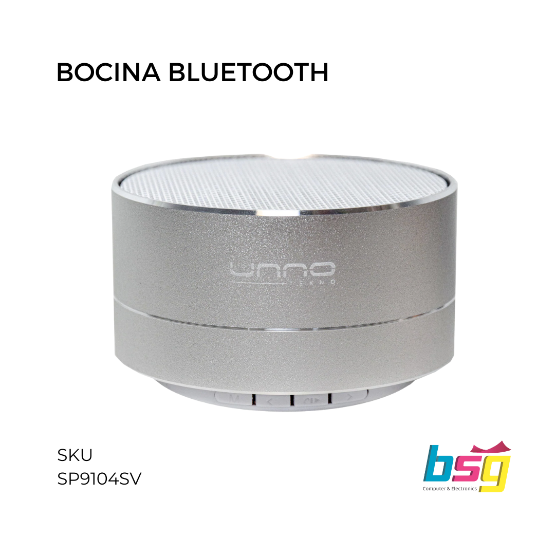 BOCINA BT TEMPO SILVER UNNO