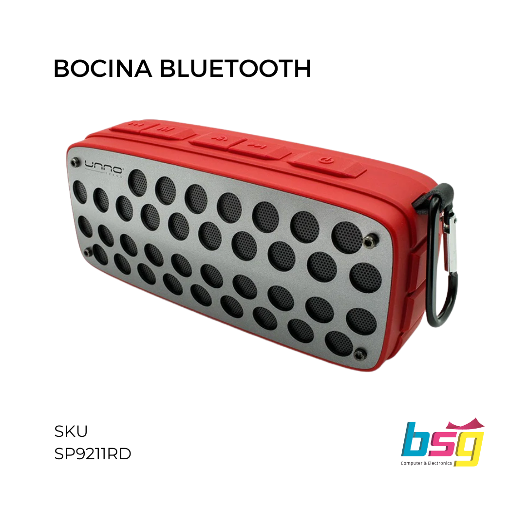 BOCINA BT TWS TITANIUM ROJA