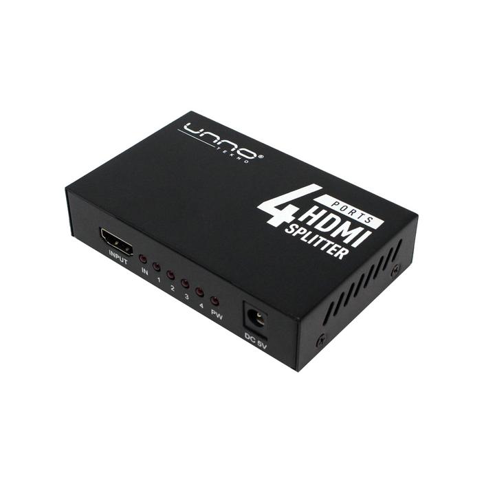 SPLITTER HDMI 4 PUERTOS UNNO