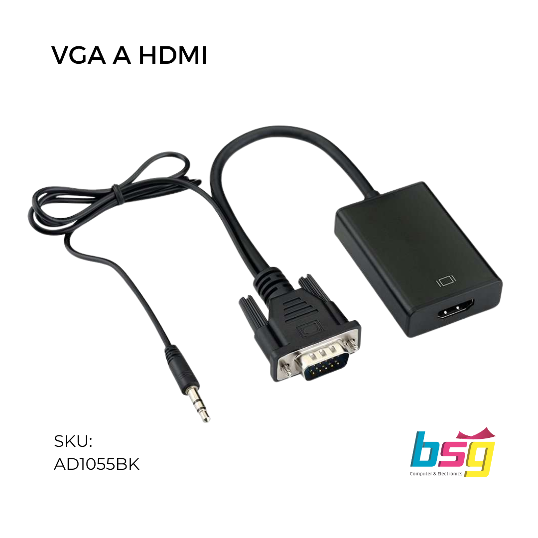 ADAPTADOR VGA A HDMI JAMA-TECH